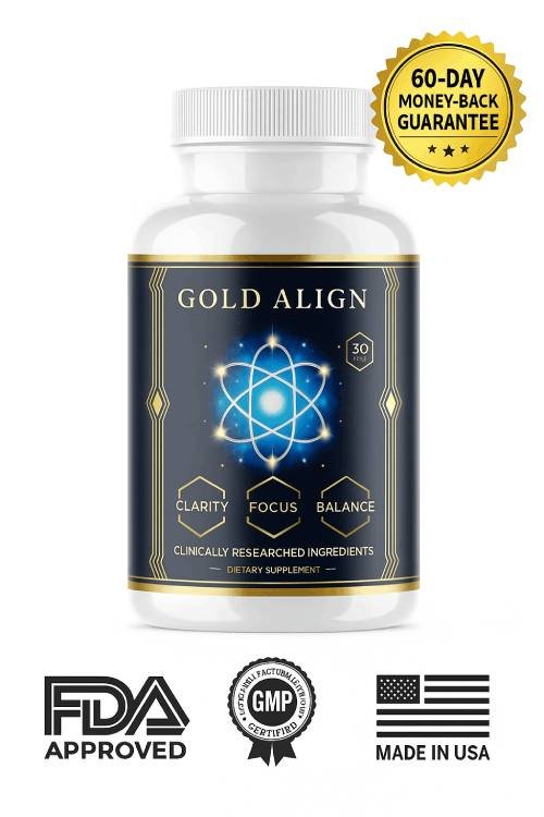 How does Gold Align work explanation with product bottle
