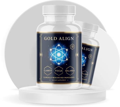What is Gold Align description with product bottle
