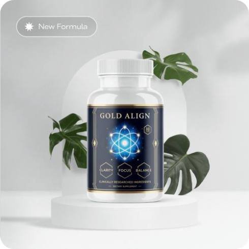 Gold Align health support formula bottle
